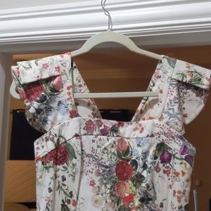 Floral cocktail dress